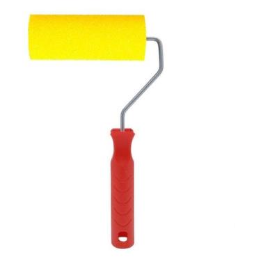 Imagem de Rolo Espuma com Cabo 9cm para Pintura Parede Ferro - Roma