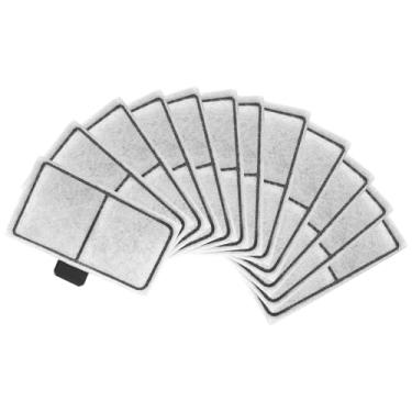 Imagem de 12un. Cartuchos de Filtro para Top Fin EF-S e BF5 BETTAFLO, 9,5 x 5,5 cm Cartucho Filtro de Substituição Aquário para Filtragem Água (Cinza)