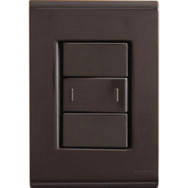 Imagem de Conjunto 4x2 com 1 Interruptor Paralelo 10 A 250 V Tramontina Liz Graf
