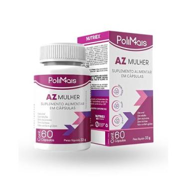 Imagem de Suplemento AZ Mulher Nutriex 60 Cápsulas  Últimas Unidades
