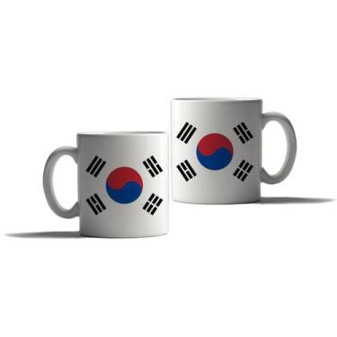 Imagem de Caneca Personalizada Presente Coreia Sul Dorama Bandeira 1 - Enjoy Sho