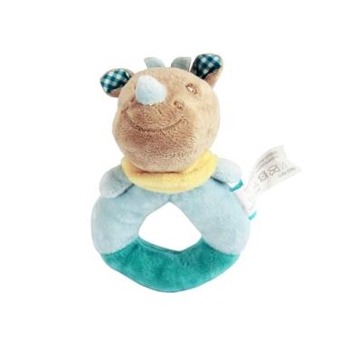 Imagem de Pelucia Chocalho Oval Rinoceronte Azul