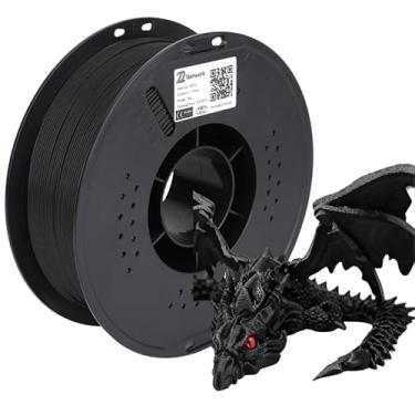 Imagem de 22 Network Carretel de filamento PETG de 1,75 mm, 1 kg (1 kg), alta dureza e precisão, serve na maioria das impressoras FDM para produção industrial e acessórios domésticos (preto)