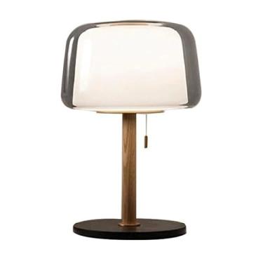 Imagem de Abajur de cabeceira Abajur de cama simples, moderno, decorativo, para sala estudo, estar, criativo, vidro, quarto