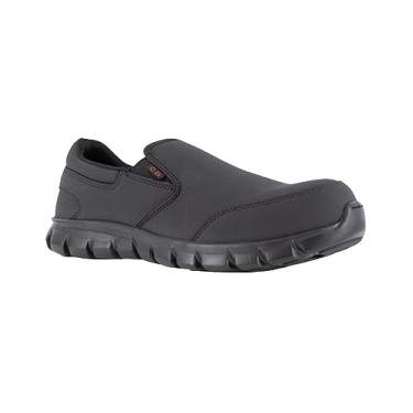 Imagem de Reebok Tênis esportivo feminino de couro preto Sublite Cushion, Preto, 40