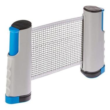 Imagem de Rede Ping Pong Profissional Retrátil Tênis De Mesa - MHR, Azul