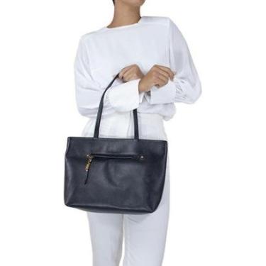 Imagem de Bolsa Classe Shopping Grande Feminina D Ombro Couro-Feminino