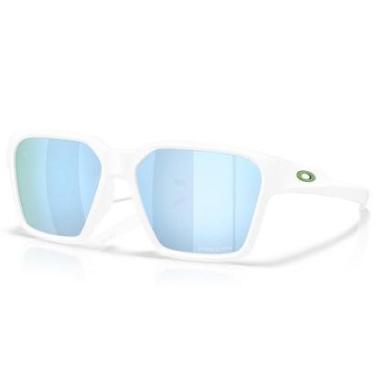 Imagem de Óculos de Sol Oakley Briza Matte White Prizm Jade-Masculino
