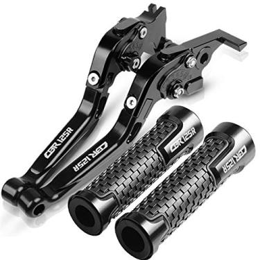 Imagem de Para Honda CBR125R CBR 125R 2011-2019 2020 Acessórios de motocicleta Alavancas de embreagem de freio extensíveis dobráveis Pegas de alavanca de embreagem de freio de motocicleta (Cor: 8)