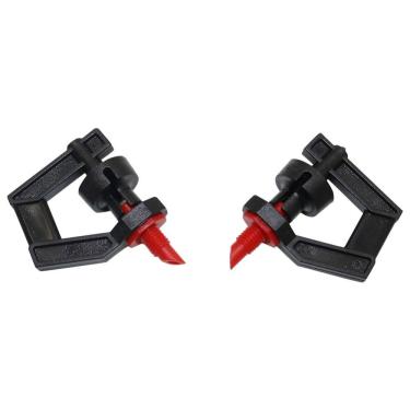 Imagem de XMGKMN Agricultura durável 4 mm Aspersor rotativo jardim árvore frutífera irrigação automática pulverizador de névoa estufa 200 peças