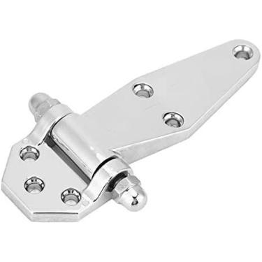 Imagem de Dobradiça de extremidade de armário, porta dobrável, 1 peça dobradiça de liga de zinco 270 graus caixa industrial geladeira forno resistente móveis porta de armário dobradiça hardware