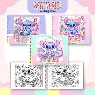 Imagem de Livro para Colorir Bobbie Goods / STITCH - PINTURA/CAPA DURA - LAMINAÇ