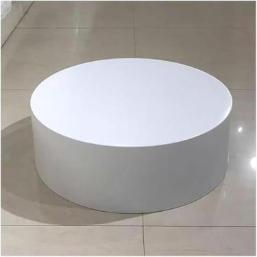 Imagem de LGEOELIAS Suporte de pedestal de exibição redondo, suportes de rodapé de exibição de decoração de eventos, base de plataforma de loja de roupas/noivas Pedestal para manequim, sapato, bolsas
