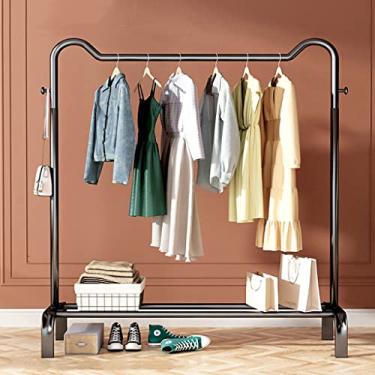 Imagem de Cabide multifuncional para roupas pesadas para quarto com suporte de armazenamento, cabide independente multifuncional para varanda e escritório em casa