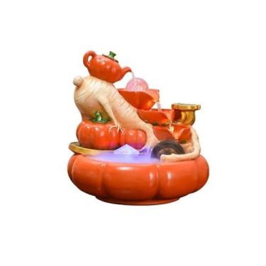 Imagem de hezhuhe2258 Decorações de mesa fonte de mesa interior cascata ornamento de relaxamento artesanato para escritório casa