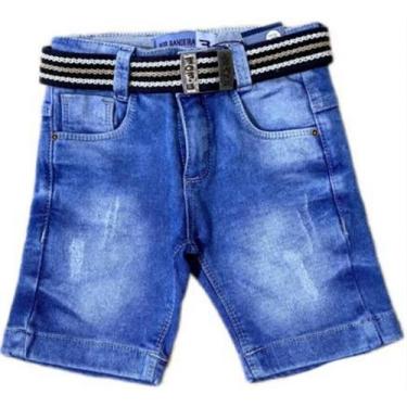 Imagem de Bermuda masculina infantil com cinto, - Sonho Kids baby 