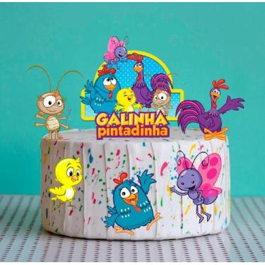 Imagem de Topper Bolo Enfeite Topo De Bolo Varios Temas e personagens - Nicolado