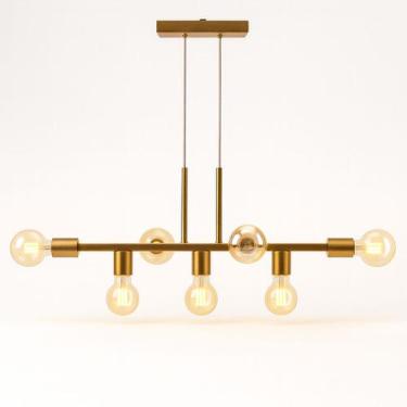 Imagem de Pendente Rubis Aluminio Teto E27 7 Luzes Lumini Lab