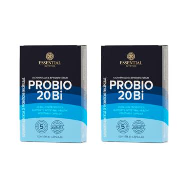 Imagem de Kit 2X: Probio 20Bi Probiótico Essential Nutrition 30 Cápsulas