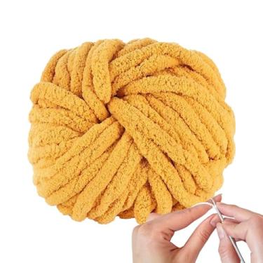 Imagem de Fio Chenille - 27 Metros Fio Manta | Artigos Para Tricô e Crochê Para Decoração De Casa Almofada Chapéu Cesta Roupas De Bebé Manta | Chapéu Almofada Roupas Bebê Cama Pet Cachecol