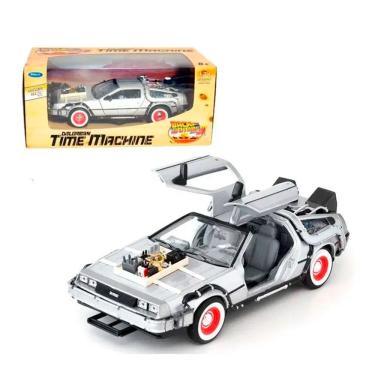 Imagem de Miniatura Carro Delorean De Volta Para O Futuro 3 1:24 Welly