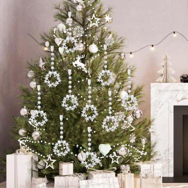 Imagem de Pingente decorativo de vidro de Natal feito à mão - ornamentos deslumbrantes para férias e família