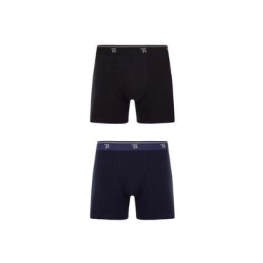 Imagem de Kit/2 Cueca Boxer Trifil QE5326 Anatômica Algodão T. P/1XG, G, 0013, P