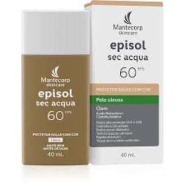 Imagem de Protetor Solar Facial Episol Sec Acqua FPS 60 Claro 40ml