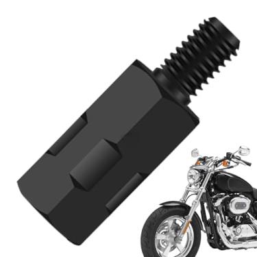 Imagem de Adaptador de montagem de espelho de motocicleta, extensor de altura para espelhos retrovisores - Elevadores de conversão de visão traseira estáveis precisos para adultos e amigos adolescentes