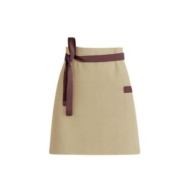 Imagem de Avental de Cintura Bege Marrom Barista Chef Bistro Unissex - CASACHA