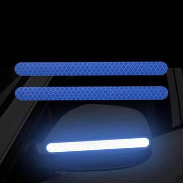 Imagem de Fita De Segurança Para Retrovisor Universal De Carro, Adesivos Reflexi