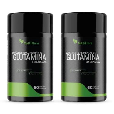 Imagem de Kit 2x L-Glutamina 600mg 60 Cápsulas Tuttiflora-Unissex