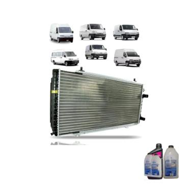 Imagem de Kit Radiador Ducato/Boxer/Jumper 2.5 Aditivo Concentrado Água Desmineralizada