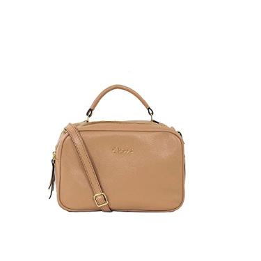 Imagem de Bolsa Classe Couro Transversal Feminina Camera Bag 2846 Cor:Nude