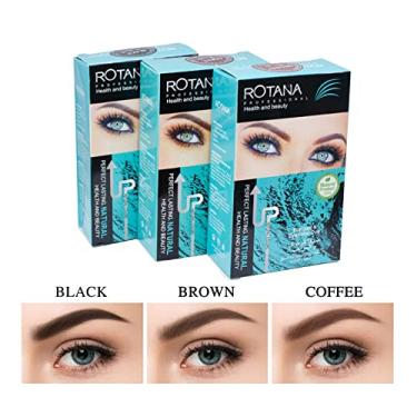 Imagem de Kit de Tinta para Sobrancelhas e Cílios Semi Permanente Profissional Máscara