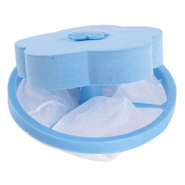 Imagem de Zerodis Flor de Ameixa Forma Remoção do Cabelo Bola de Lavanderia Jardinagem Doméstica Suprimentos de Limpeza Doméstica Suprimentos de Limpeza Saco de Malha de Filtro de Bola para Máquina de Lavar Inofensivo Fácil Uso 9.5cm (#02)