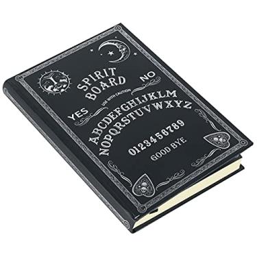 Imagem de Nemesis Now Caderno preto em relevo branco Spirit Board de 17 cm, revestido, papel sem madeira