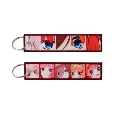 Imagem de Chaveiro Unissex De Anime Bordado Para Motocicletas E Carros Acessório