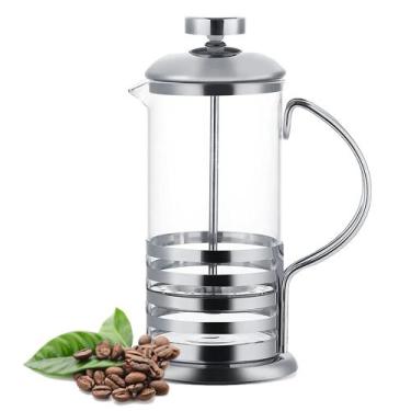 Imagem de Cafeteira Prensa Francesa Café Chá Leite Filtro Inox 800ml - Kehome