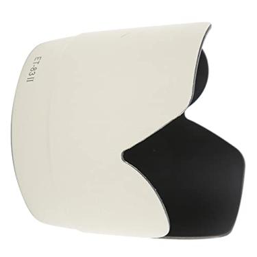 Imagem de KIMISS Et 83ii Protetor de Lente de Câmera Reversível, Protetor de Sombra para Ef 70 200mm F2.8 L Usm Premium Abs Branco Leve e Durável Acessório de Fotografia