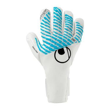 Imagem de Luva De Goleiro uhlsport Cybertec Absolutgrip HN - Branco e Azul-Unissex