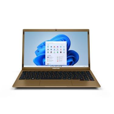 Imagem de Notebook Positivo Motion C4120f Intel Celeron N4020 Windows 11 Home 4GB 120GB SSD 14\\\" Dourado - Inclui Microsoft 365
