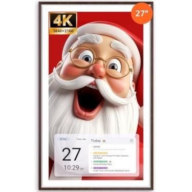 Imagem de ApoloSign Calendário digital 4K de 68.6 cm: calendário de modo duplo com Google Play e sincronização de vários calendários, planejador eletrônico e gráfico de tarefas, tela sensível ao toque