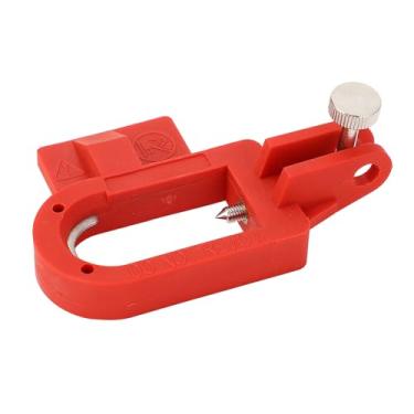 Imagem de GLOGLOW Dispositivo de Bloqueio de Disjuntor, Bloqueio de Disjuntor de Caixa Moldada Em Nylon Reforçado para Interruptor de Ar Elétrico Grande, Adequado para Disjuntores de Curso de Fechamento Longo