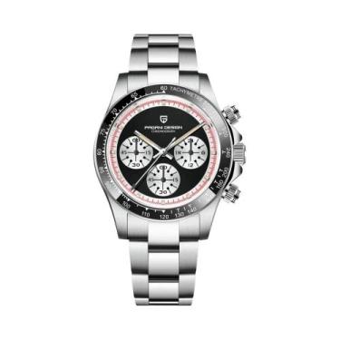Imagem de Relógio De Pulso Masculino À Prova d'Água PAGANI DESIGN 2024 Com Bezel