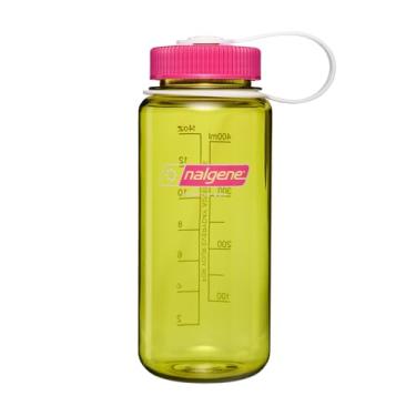 Imagem de Nalgene Garrafa de água Sustain Tritan livre de BPA feita com material derivado de 50% de resíduos de plástico (usando equilíbrio de massa certificado ISCC), 473 ml, boca larga, emoção e movimento