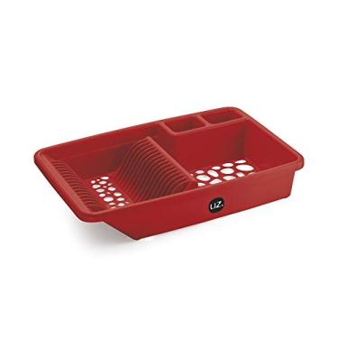 Imagem de Escorredor Louça Plástico Vermelho, KAPPESBERG