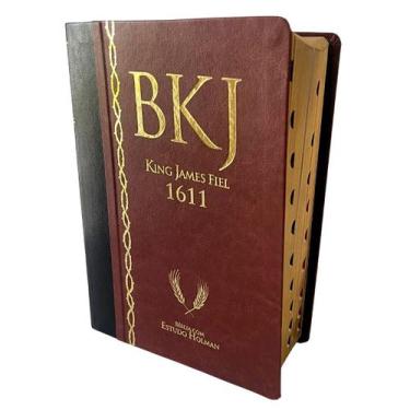 Imagem de Bíblia Sagrada BKJ 1611 King James Grande Fiel com Estudo Holman ACF L