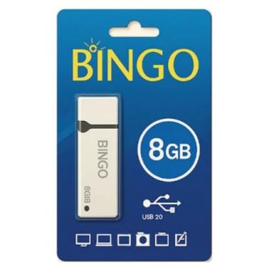 Imagem de Pen Drive USB 2.0, 8GB, Branco