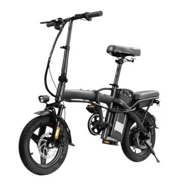 Imagem de Bicicleta Elétrica Dobrável W8 48v Cinza 25km/h Pedal Cinza